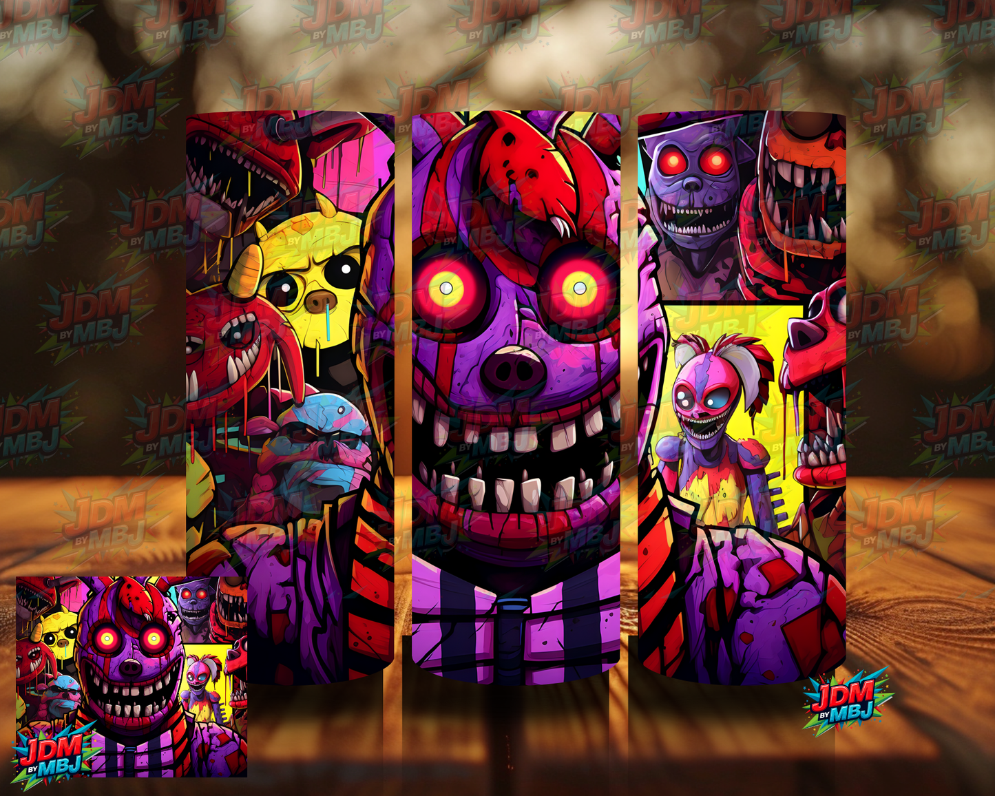 Inspired by Five Nights of Freddy Sublimation Prints