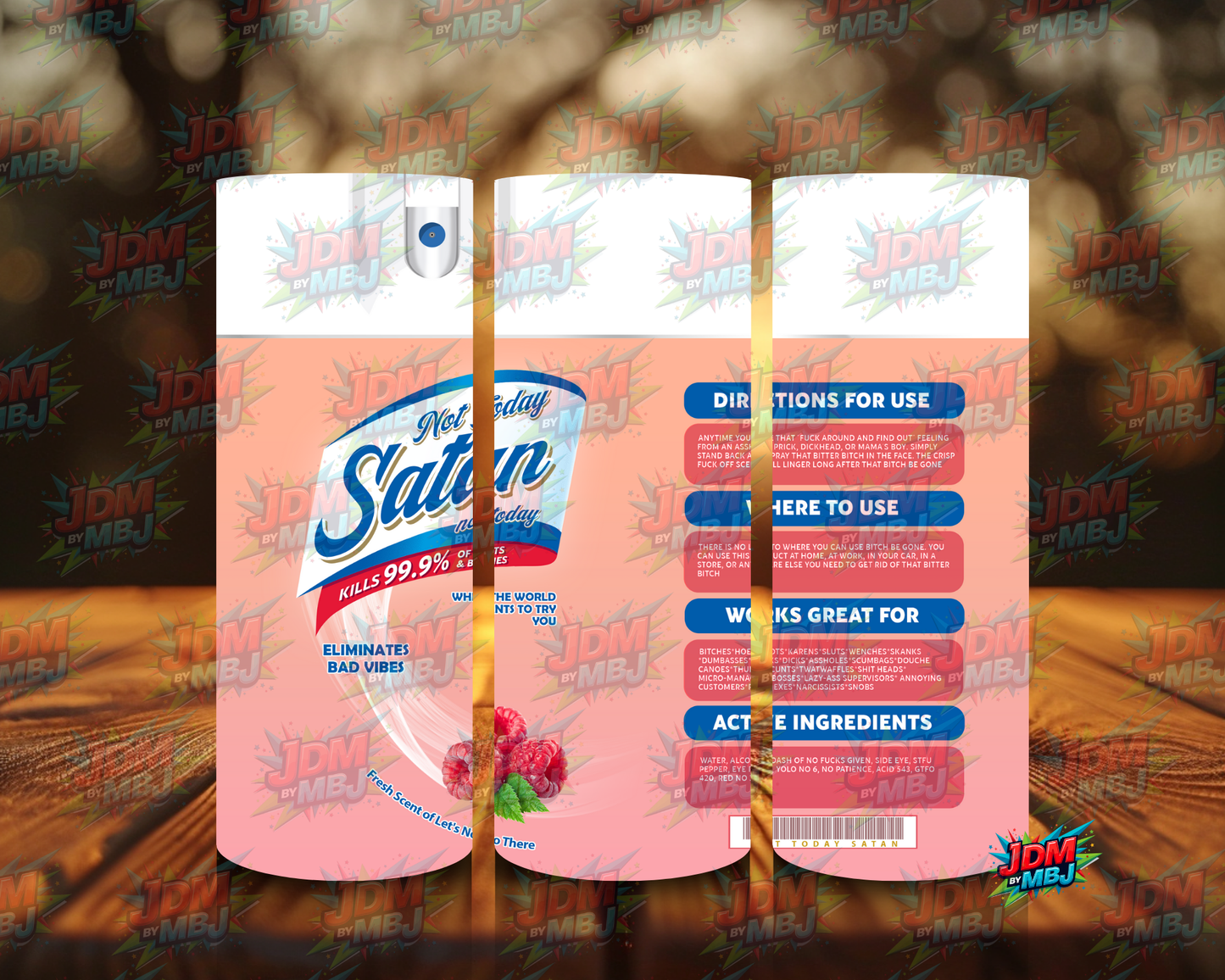 Inspired by Not Today Satan Sublimation Prints