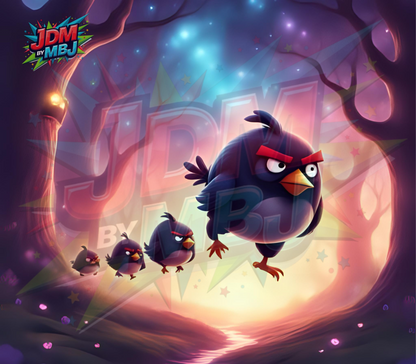Inspirado en las impresiones de sublimación de Angry Bird