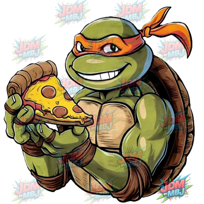 Pegatina termoadhesiva de las Tortugas Ninja Adolescentes Mutantes (25 cm)