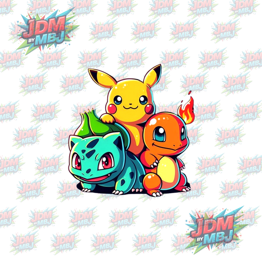 Iron On - Pokemon DTF