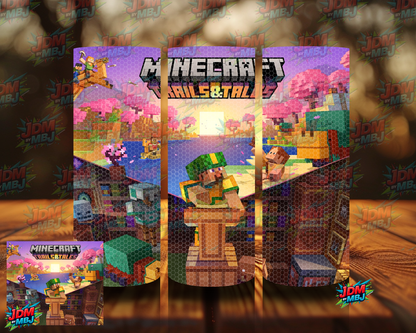 Rhinestone Minecraft 20oz Sublimation Prints