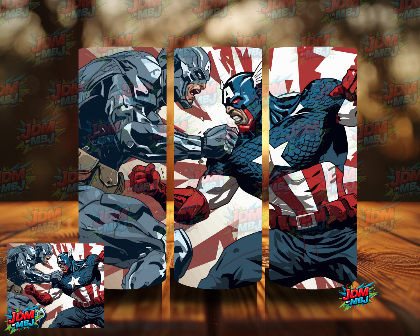Inspired by Captain America Sublimation Prints