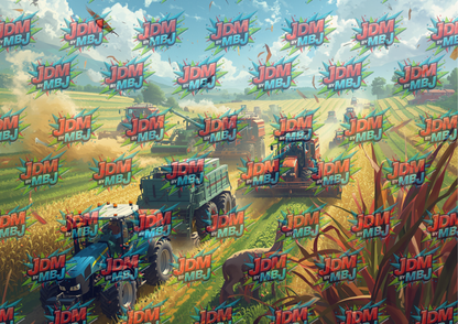 Farm Life Cutting Board Sublimation Prints