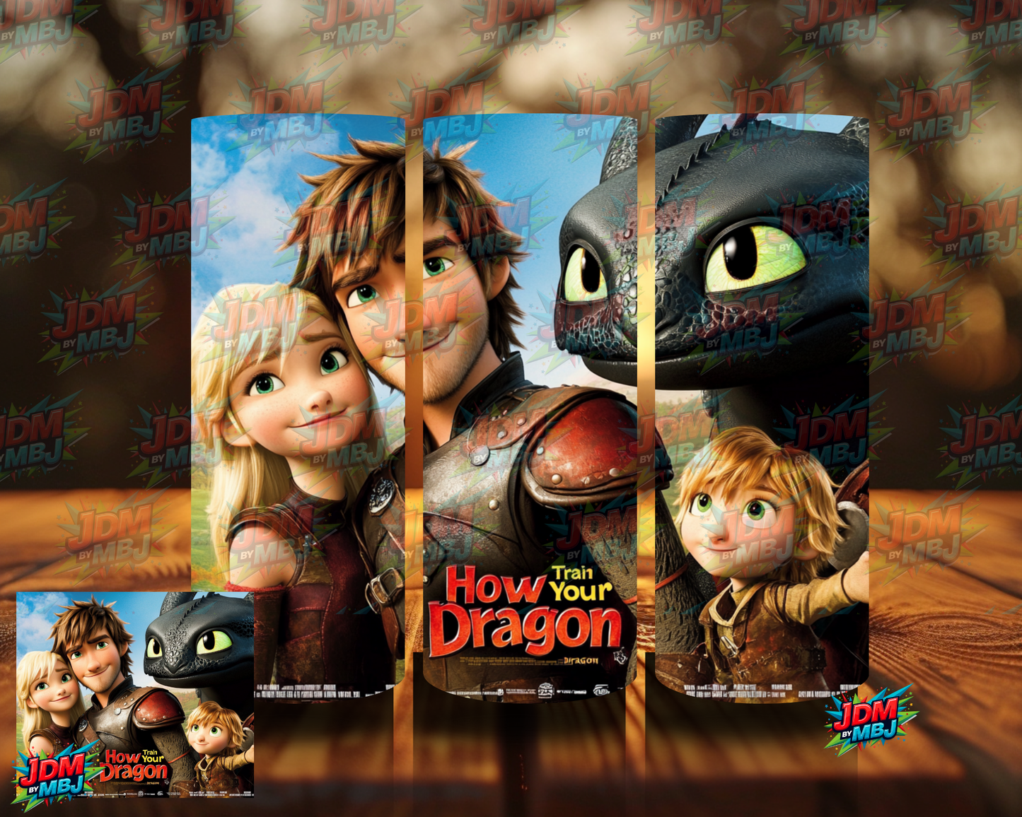 Inspired by Toothless Sublimation Prints