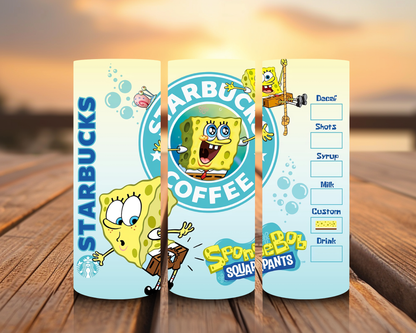 Inspired by Sponge Bob Square Pants Sublimation Prints