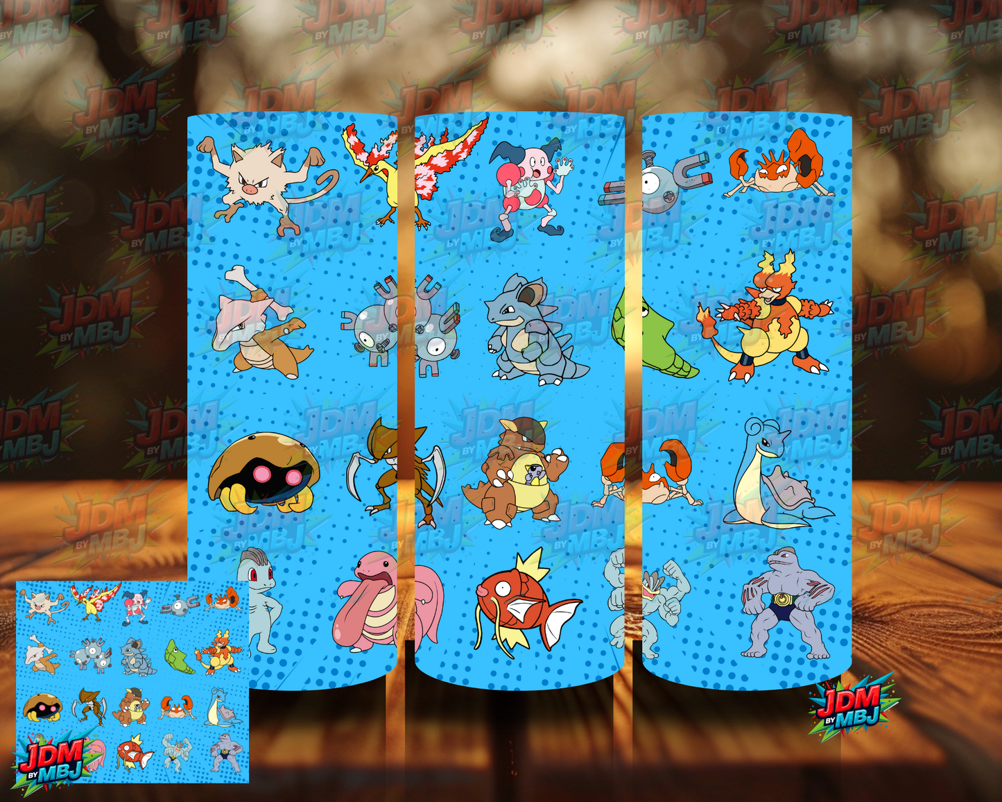 Inspired by Pokémon Sublimation Prints