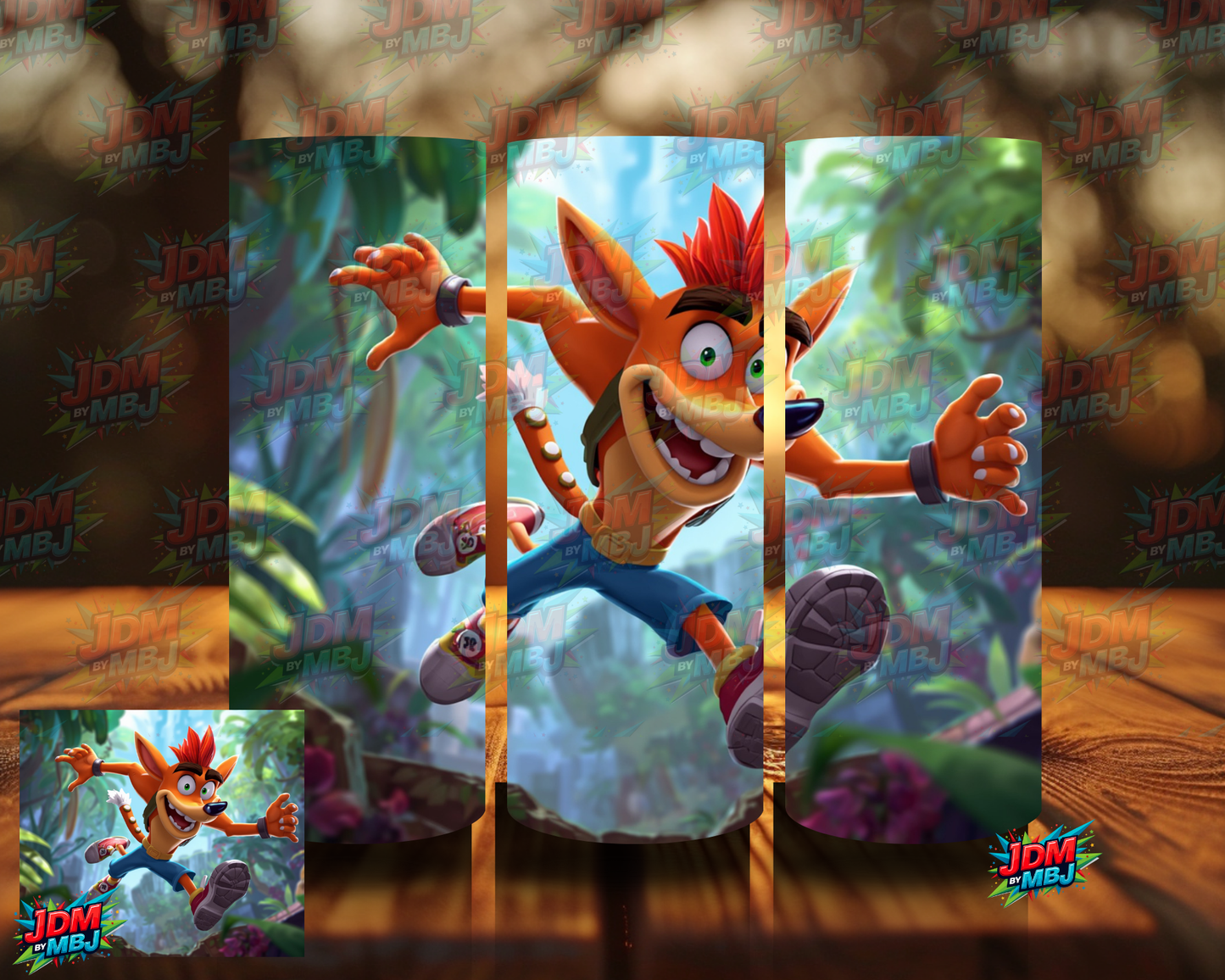 Inspired by Crash Bandicoot Sublimation Prints