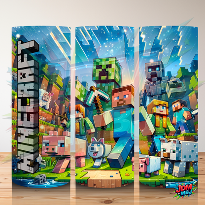 Inspirado en las impresiones de sublimación de MineCraft