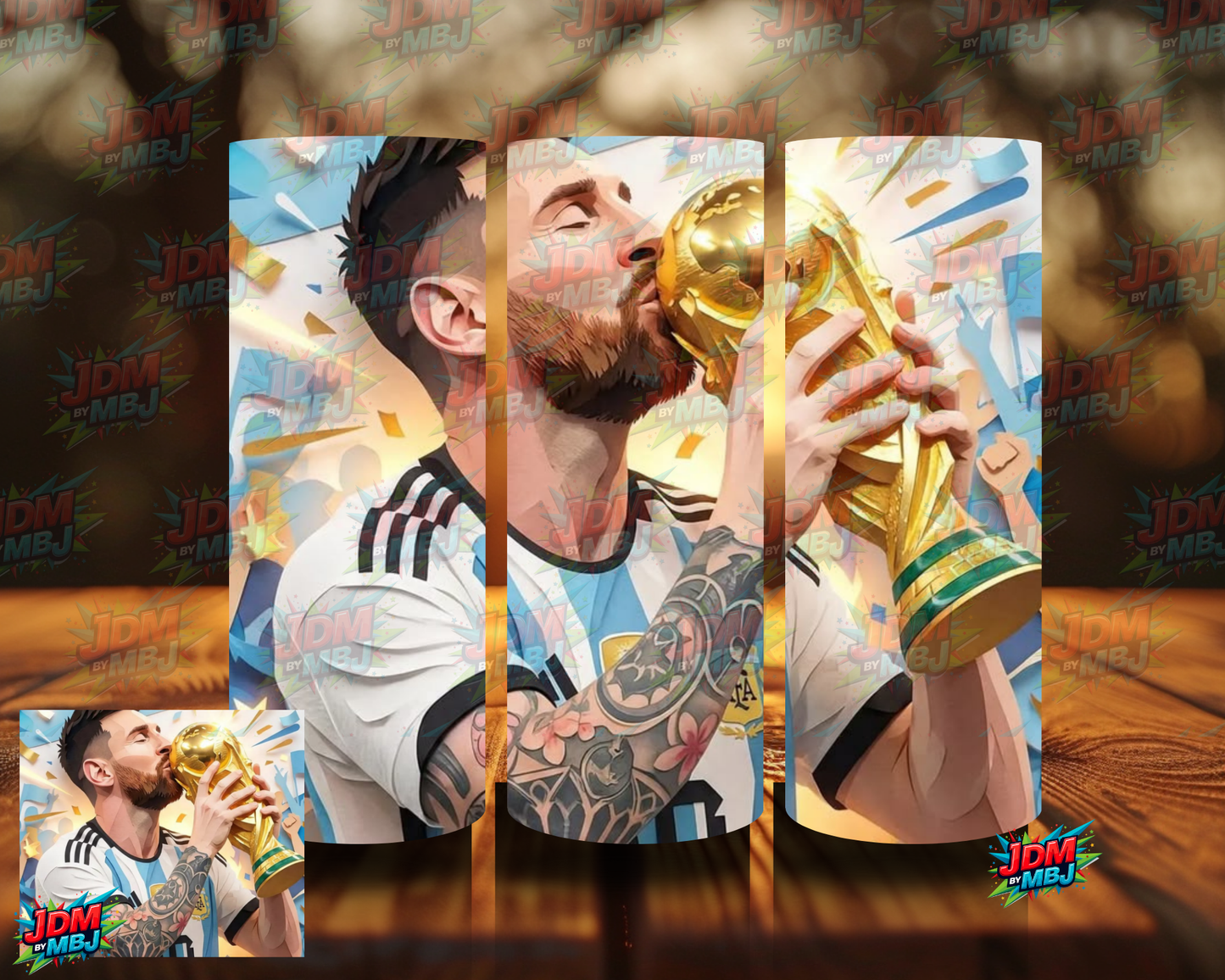 Inspired by Messi Soccer Player Sublimation Prints