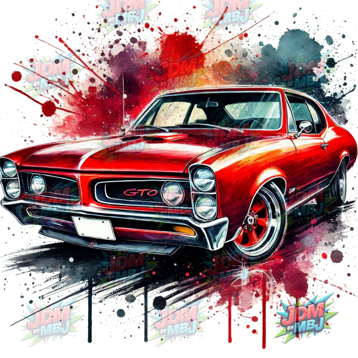 Iron On - Classic Car DTF Prints