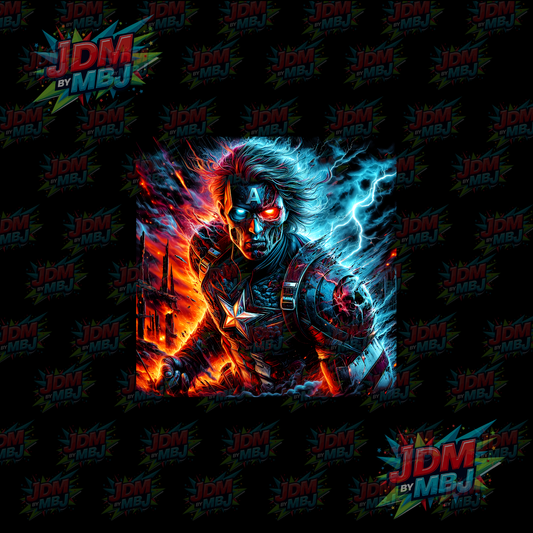 Iron On - Superhero Halftone DTF
