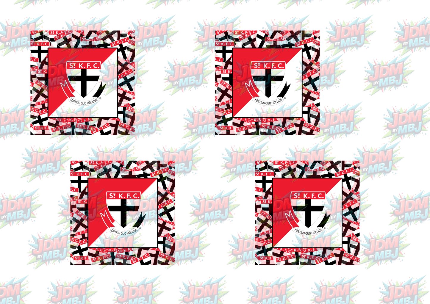 Inspired by AFL Digital Alarm Clock Sublimation Prints