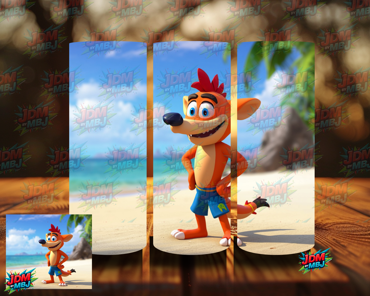 Inspired by Crash Bandicoot Sublimation Prints