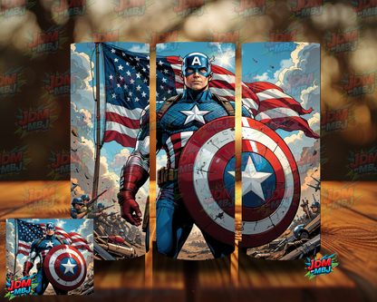Inspired by Captain America Sublimation Prints