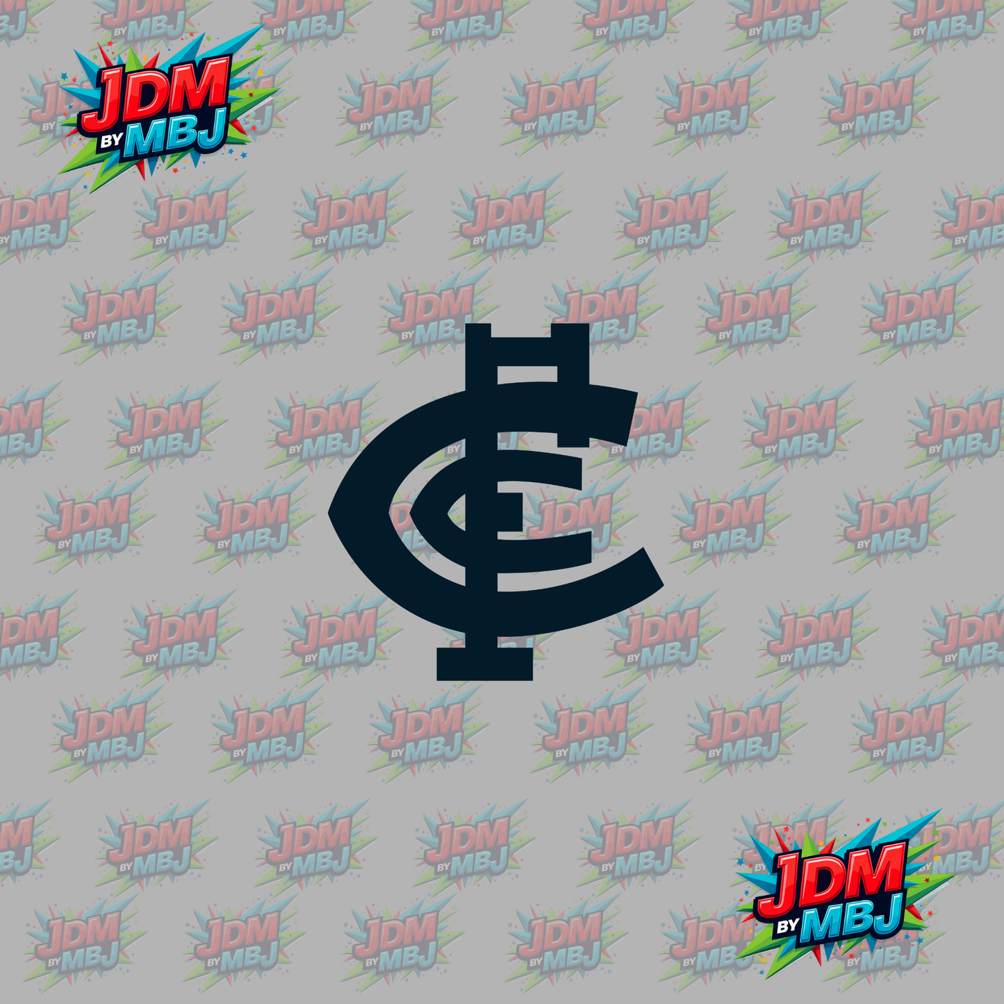 Iron On - Carlton "AFL" DTF 20cm