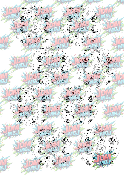 Impresiones de sublimación de posavasos para coche (8 por página)