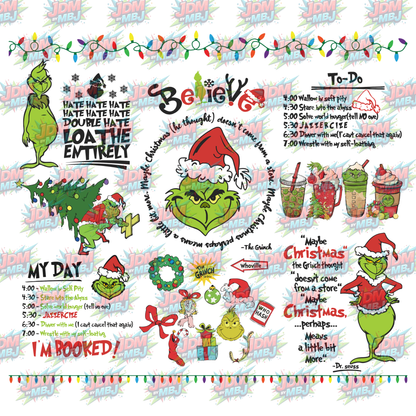 Inspired by Grinch Sublimation Prints