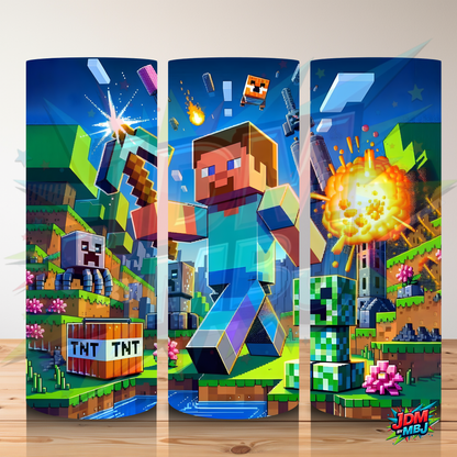 Inspirado en las impresiones de sublimación de MineCraft