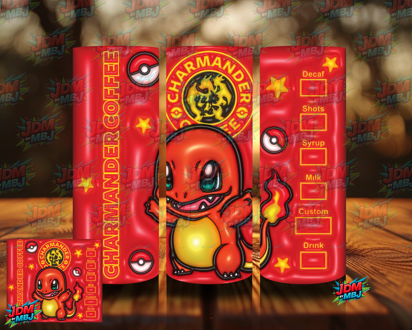 Bubble Style "Coffee" Sublimation Prints