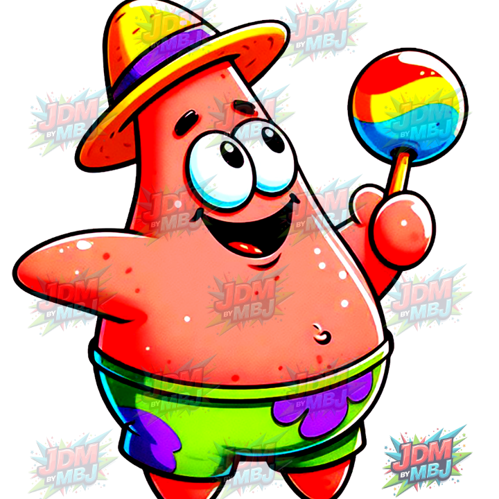 Iron On - Sponge Bob Square Pants  DTF 25cm