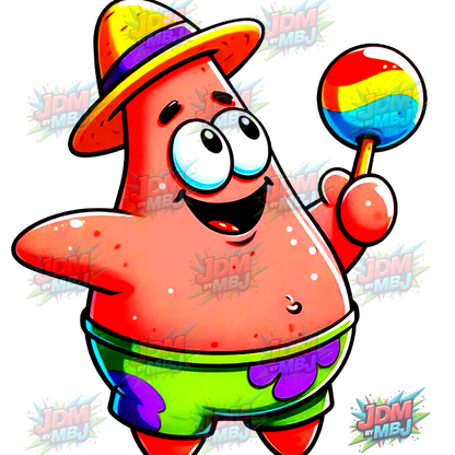 Bob Esponja Pantalones Cuadrados (DTF) - Planchado (25 cm)