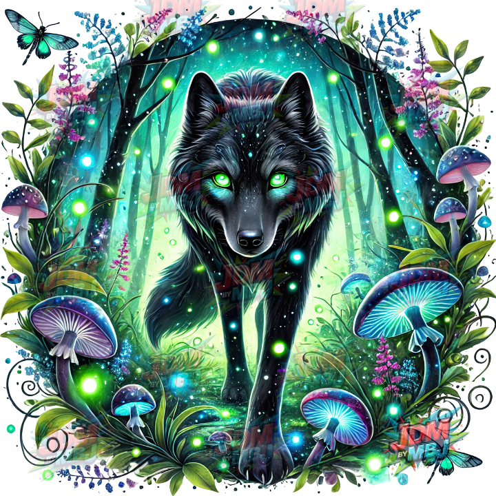 Iron On - Mystery Wolf's DTF 25cm