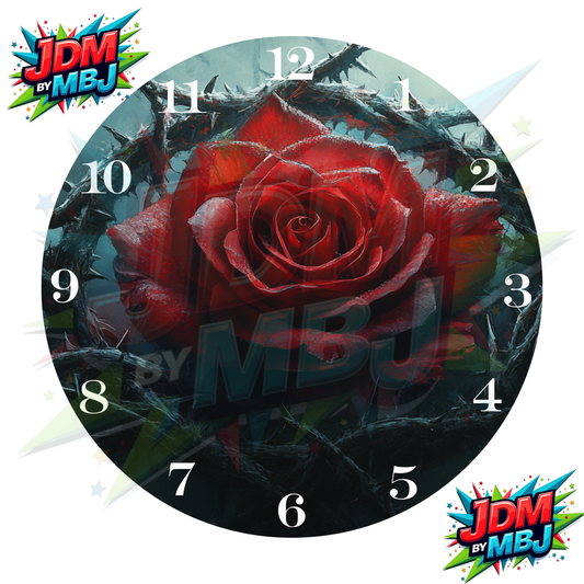8" Inch Clock Sublimation Prints (20cmx20cm) - Inspired by Men's