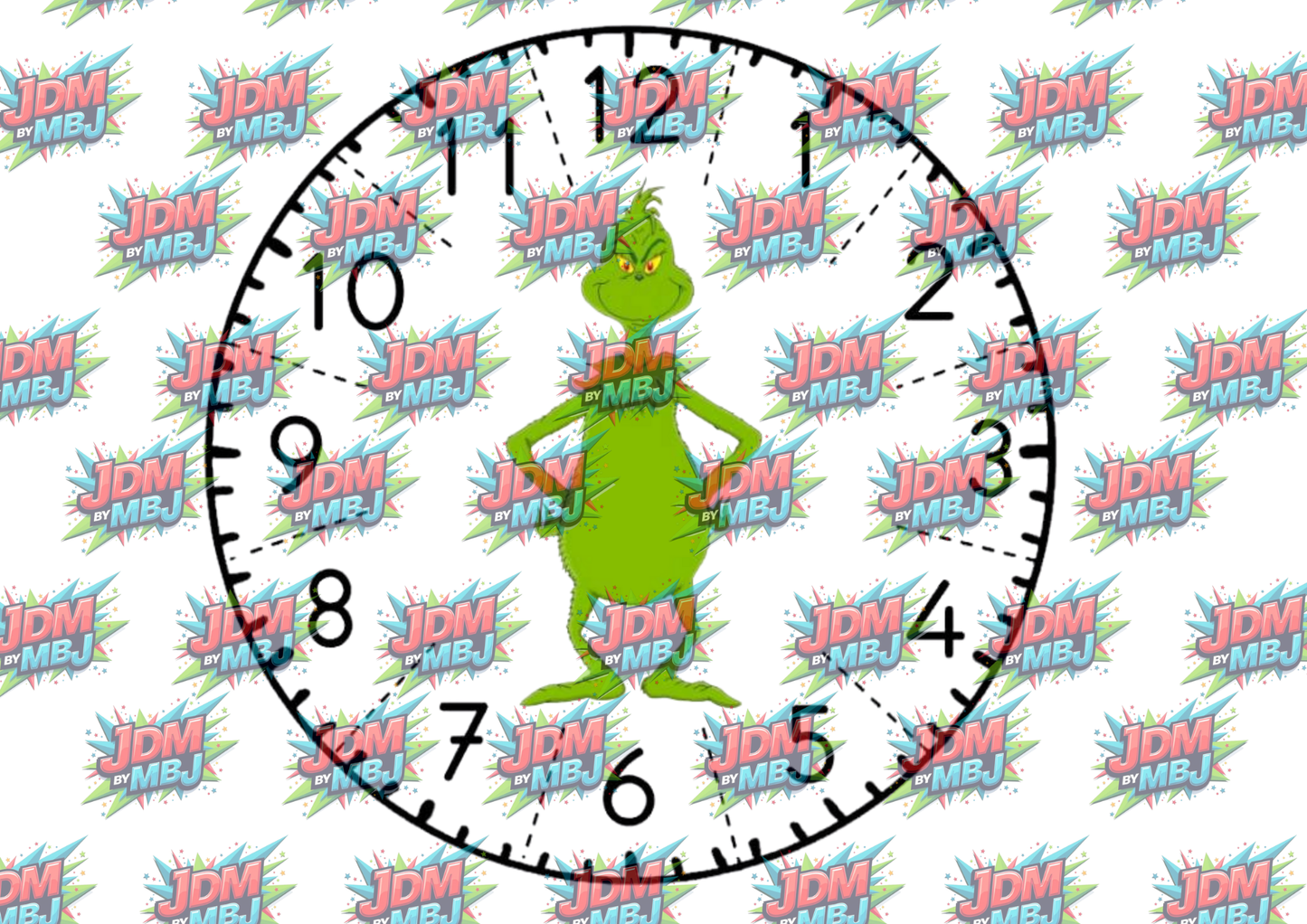 Clock Sublimation Prints- Inspired by Disney, Stitch & More