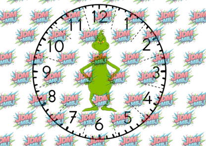 Clock Sublimation Prints- Inspired by Disney, Stitch & More