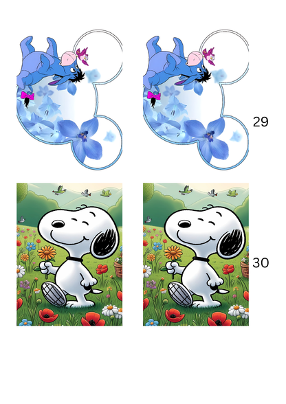 AirFreshie (4) prints to a page Sublimation Prints