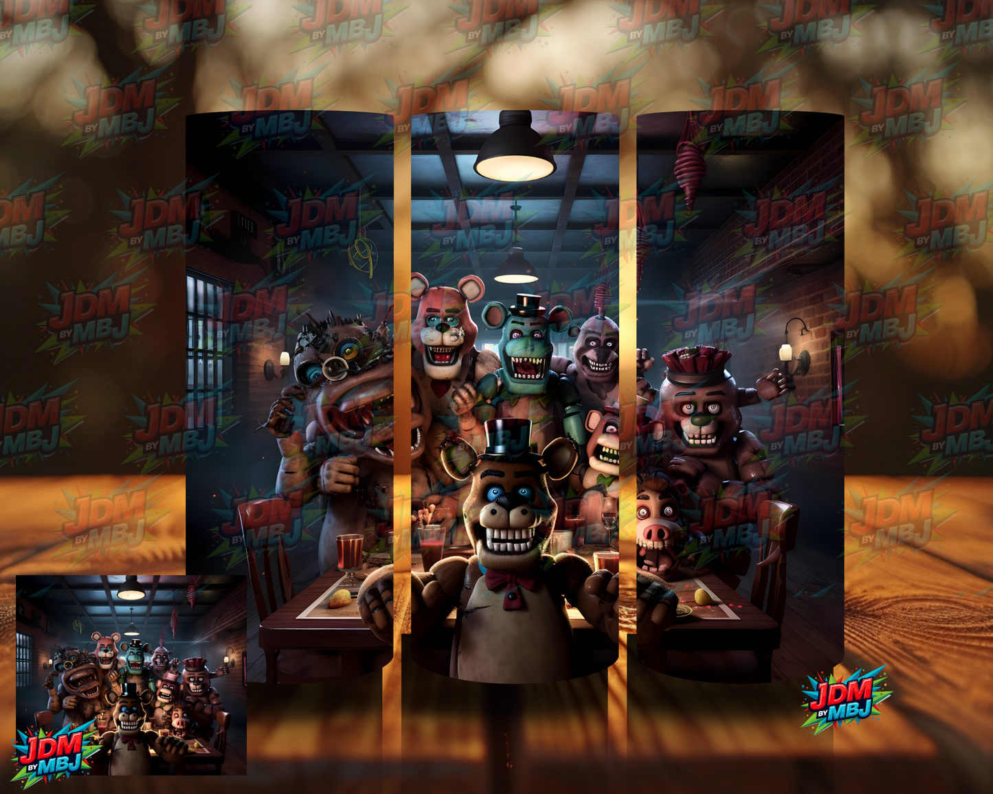Inspired by Five Nights of Freddy Sublimation Prints