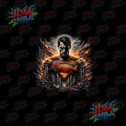 Iron On - Superhero Halftone DTF