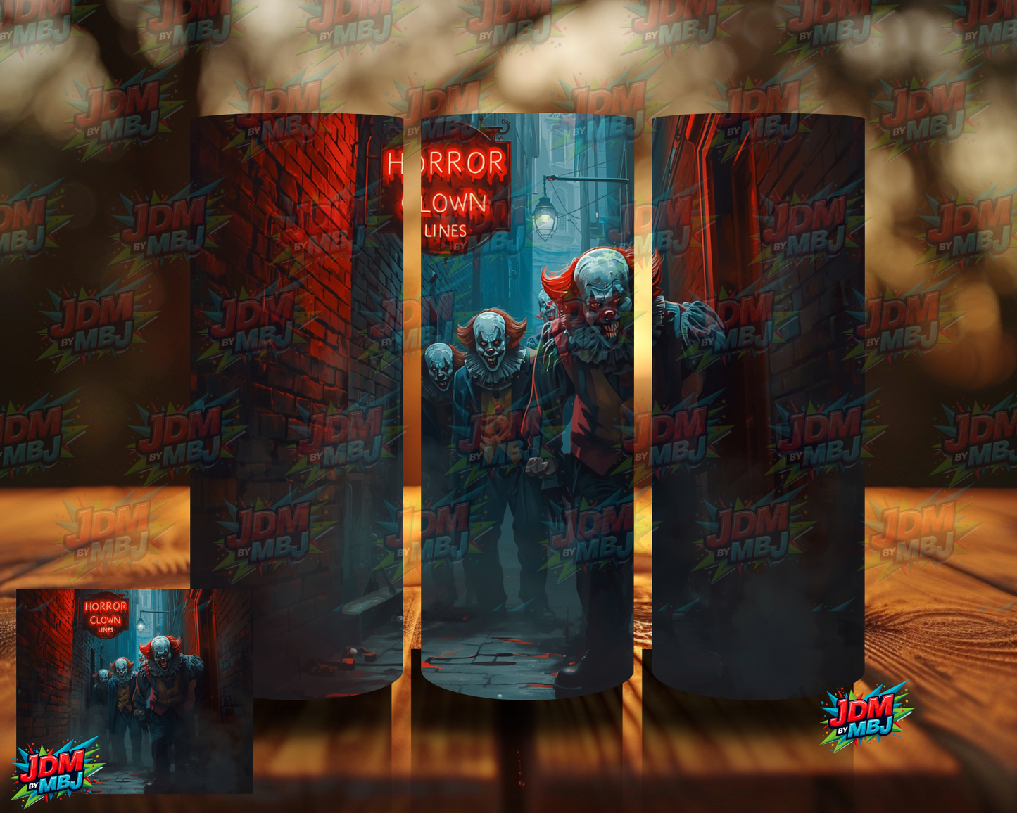 Inspired by HORROR Clowns 2.0 Sublimation Prints
