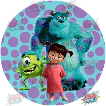 Vinilo termoadhesivo de Monster's Inc., 25 cm