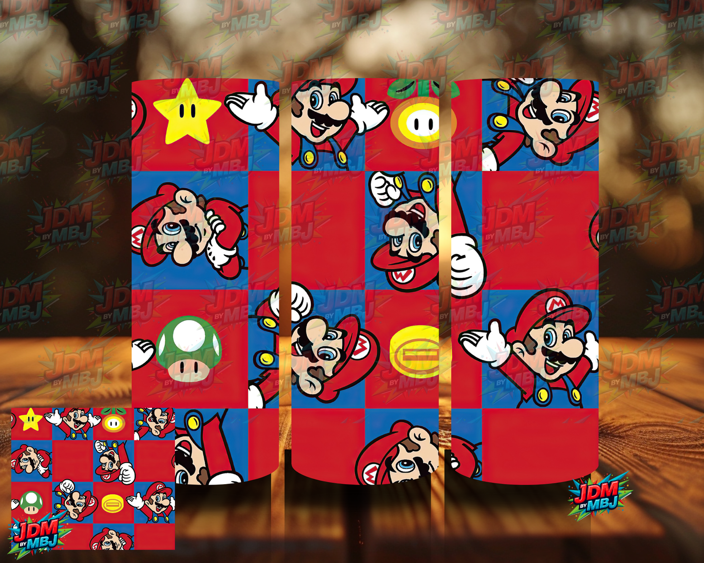 Inspired by Super Mario Sublimation Prints