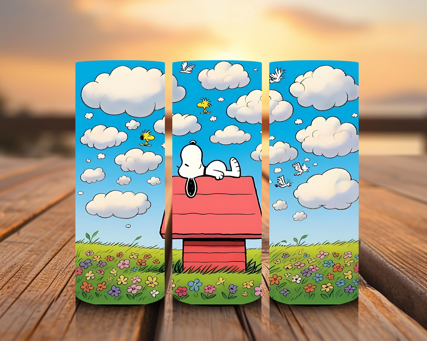 Inspirado en las impresiones de sublimación de Snoopy