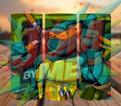 Inspirado en las impresiones de sublimación de las Tortugas Ninja Adolescentes