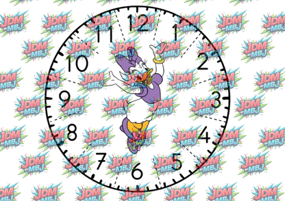 Clock Sublimation Prints- Inspired by Disney, Stitch & More