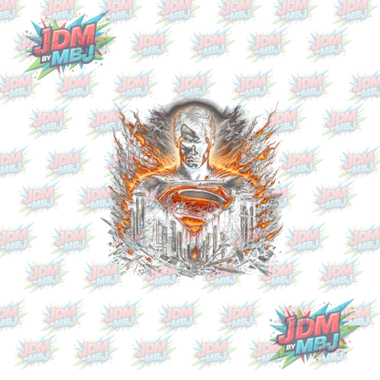 Iron On - Superhero Halftone DTF
