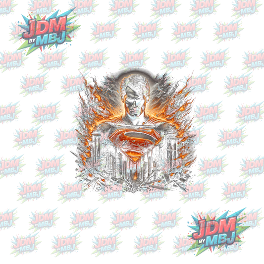 Iron On - Superhero Halftone DTF