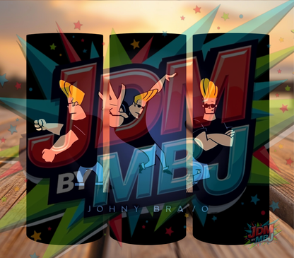 Inspirado en las impresiones de sublimación de Johnny Bravo