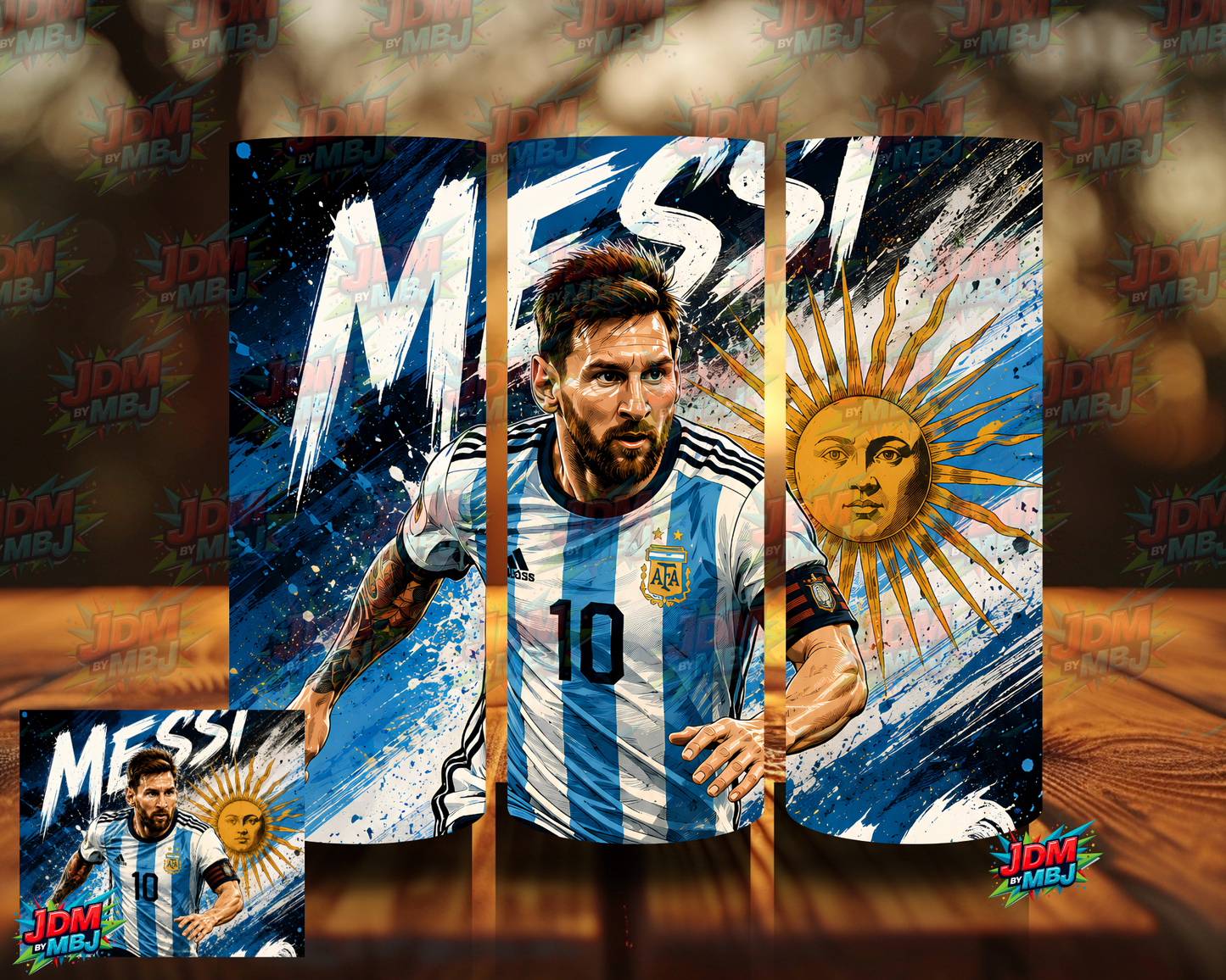 Inspired by Messi Soccer Player Sublimation Prints