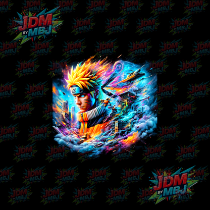 Iron On - Naruto 'Halftone' DTF