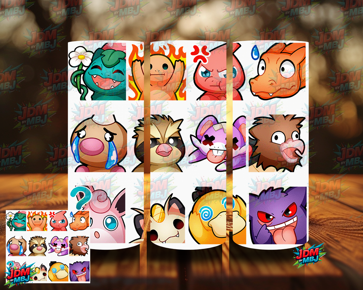 Inspired by Pokémon Sublimation Prints