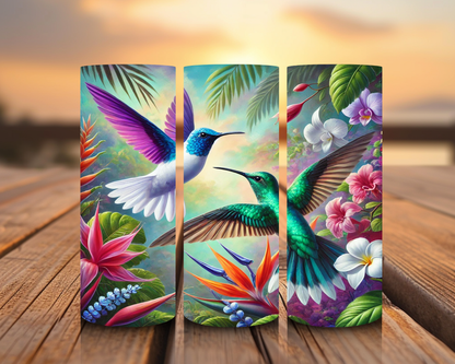 Impresiones de sublimación de aves y mariposas