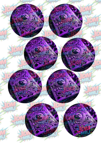 Impresiones de sublimación de posavasos para coche (8 por página)