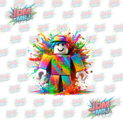 Iron On - Inspired Disney Colour Splash DTF 20cm