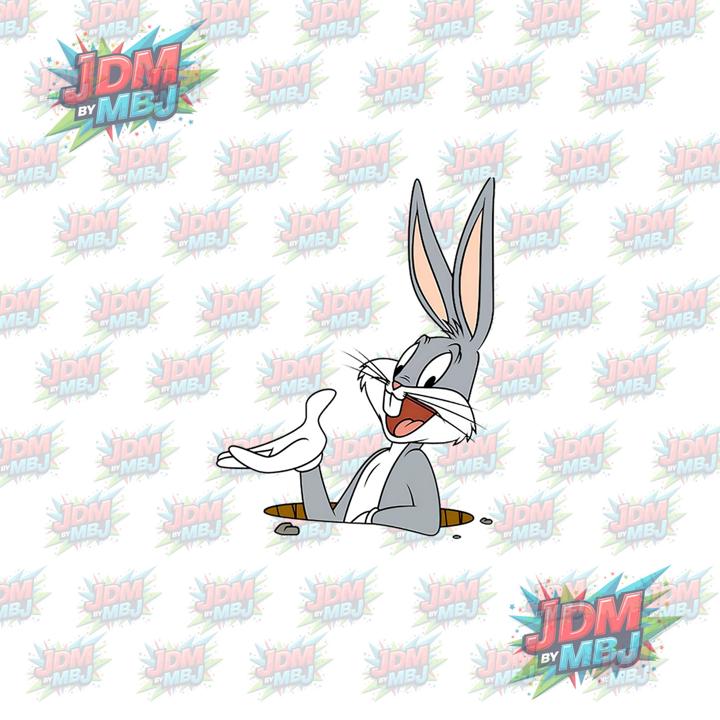 Pegatina termoadhesiva de Looney Tunes (25 cm)