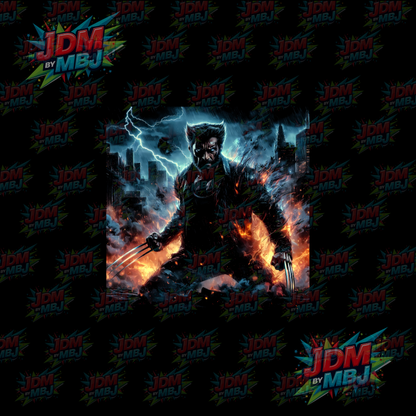 Iron On - Superhero Halftone DTF